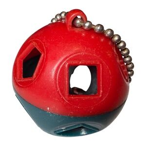 Tupperware Vintage Mini Shape-O-Ball Toy Keychain